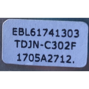 RF MODULO TUNER SELECTOR SINTONIZADOR VARICAP PARA TV LG “NUEVO“/ NUMERO DE PARTE EBL61741303 / TDJN-C302F / 1705A2712 / MODELOS  22LJ4540-PU.AUSHLPM / 22LH4530-PU.BUSXLPM